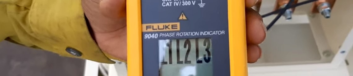 Indicateur de rotation de phase Fluke 9040